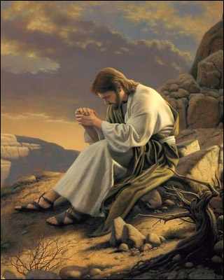 Jesus-Picture-Praying-On-The-Mountain